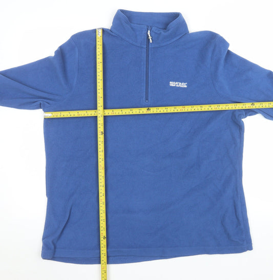 Regatta Great Outdoors Women's Blue Fleece Pullover Sweatshirt UK 18