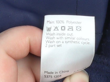 John Lewis Boys Blue Waterproof Hooded Parka Coat 9-10 Years