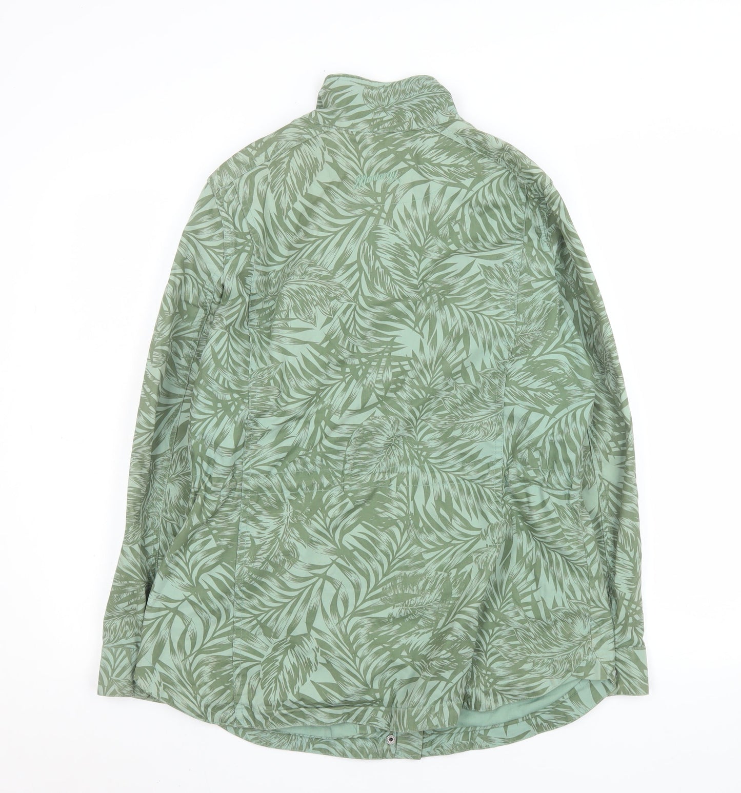 Mantaray Women's Green Floral Cotton Jacket Size 14 Regular