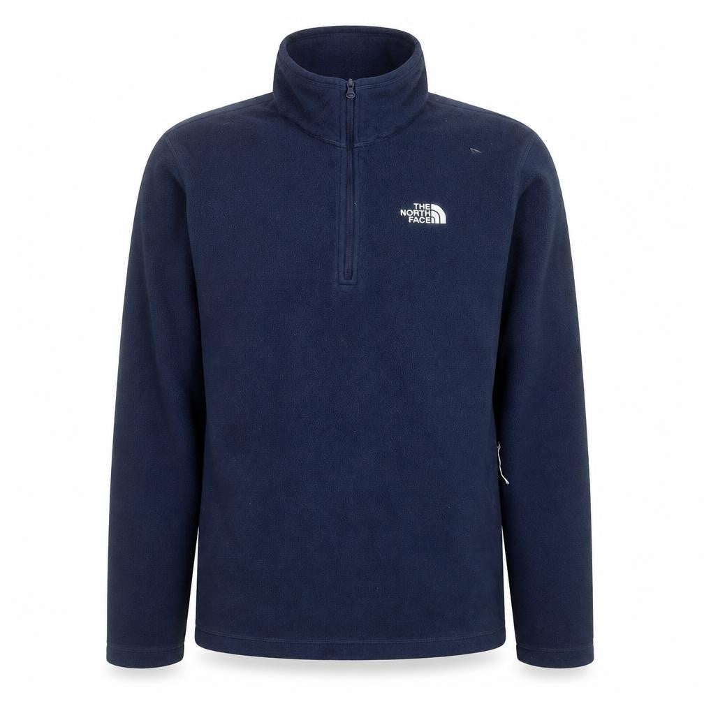The North Face Men’s Blue Fleece 1/4 Zip Pullover Sweatshirt S
