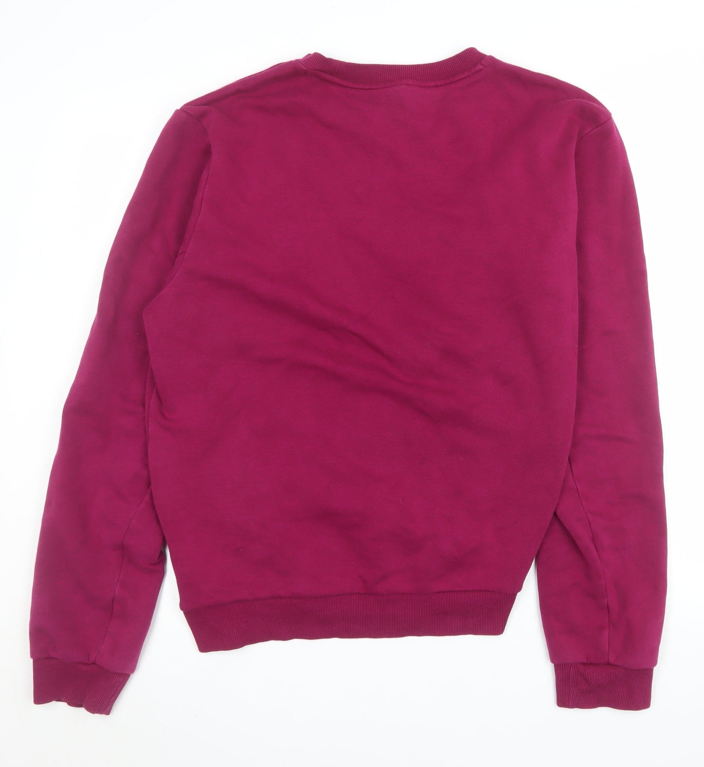 Adidas Men's Purple Logo Crew Neck Sweatshirt Size L Regular Fit