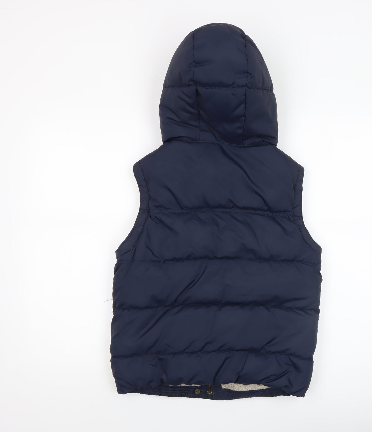 Jack Wills Women’s Blue Hooded Puffer Gilet UK 8 Sleeveless Waistcoat