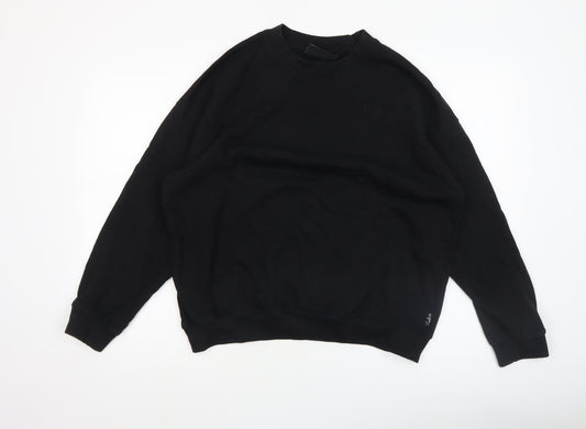 Couture Women's Black UK 8 Crew Neck Pullover Sweatshirt