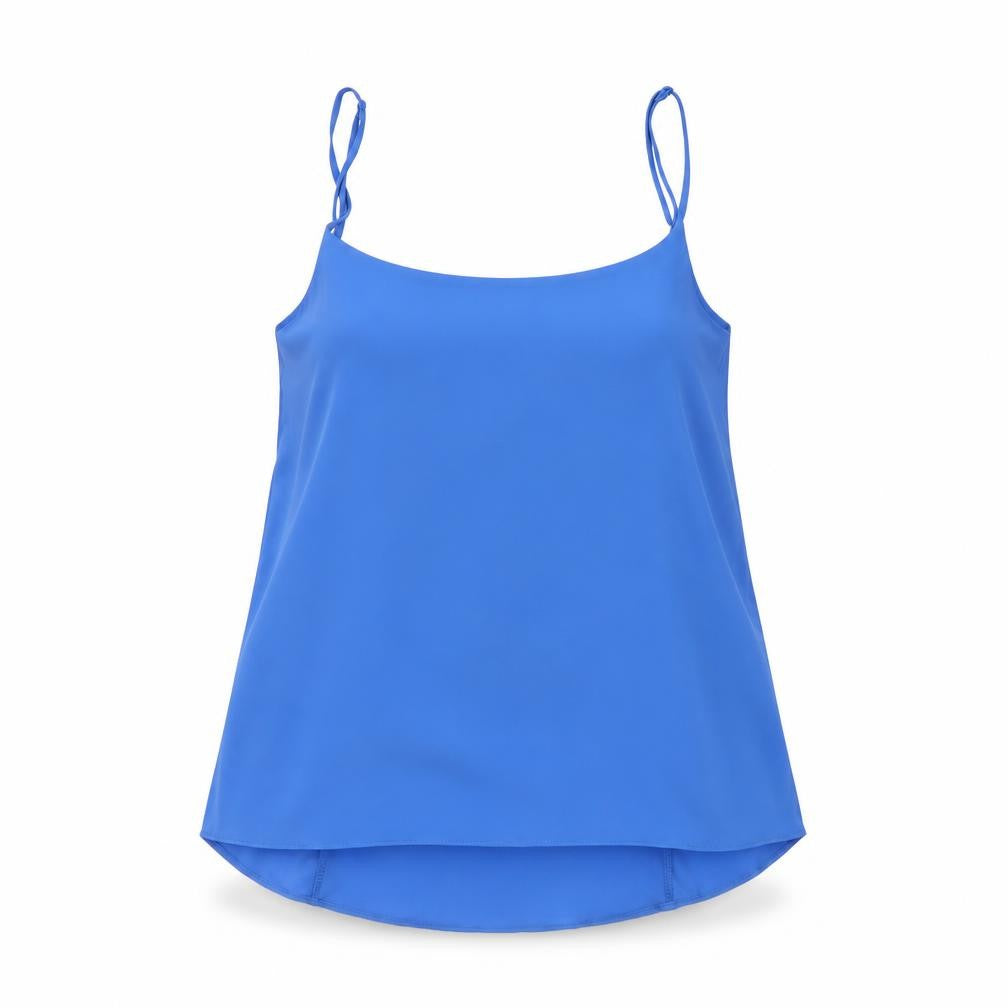 Oasis Women Blue Size 10 Camisole Tank Top Polyester Sleeveless
