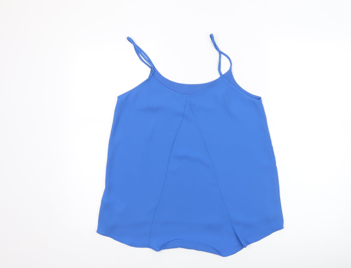 Oasis Women Blue Size 10 Camisole Tank Top Polyester Sleeveless