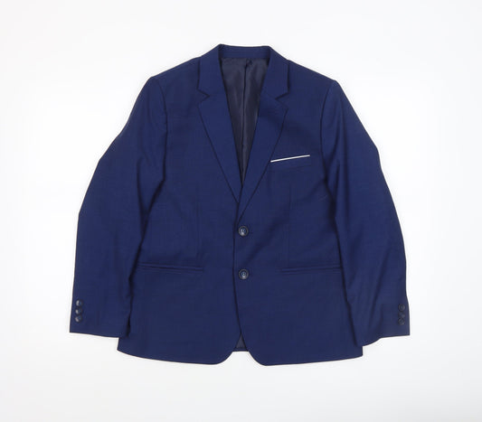 Standar Boys Blue 146 Regular Fit Single-Breasted Suit Jacket