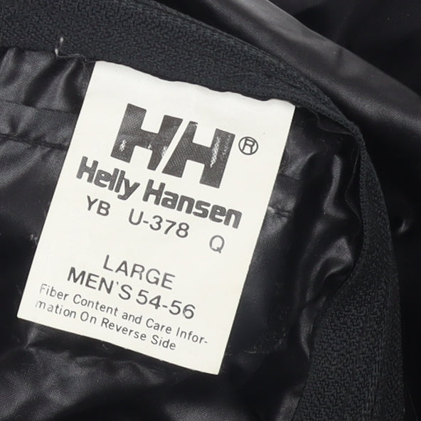 Helly Hansen Men's Black L Rain Jacket Waterproof Windproof Outdoor Coat