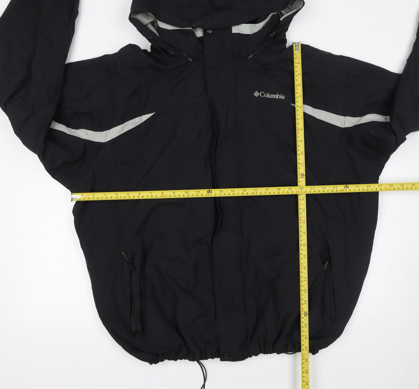 Columbia Men's Black 2XL Interchange Waterproof Windbreaker Jacket