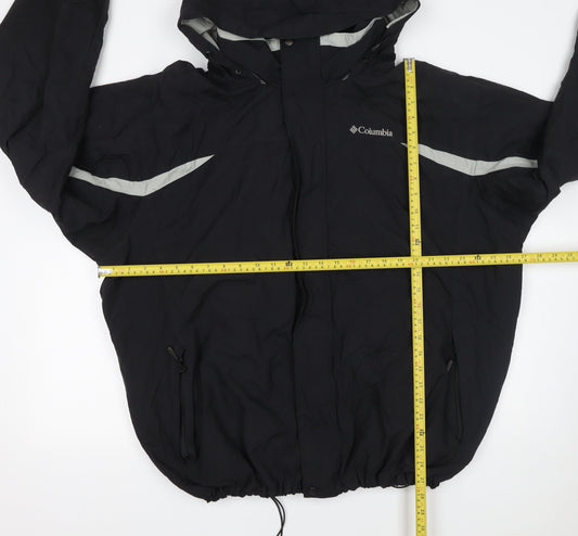 Columbia Men's Black 2XL Interchange Waterproof Windbreaker Jacket