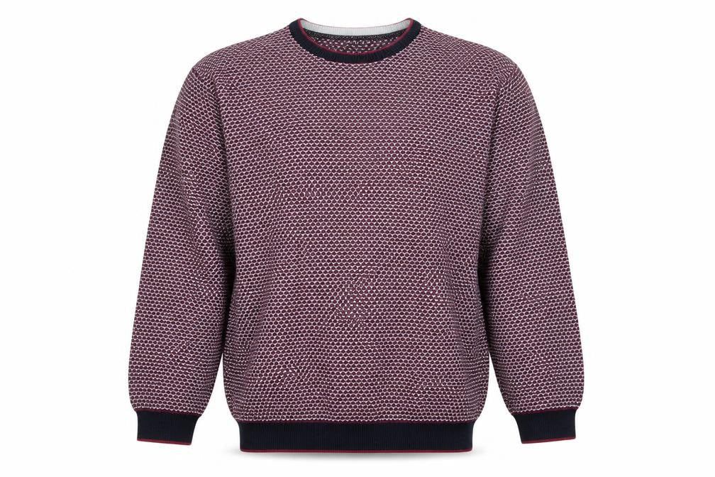 Marks and Spencer Men's Multicoloured 2XL Cotton Pullover Jumper