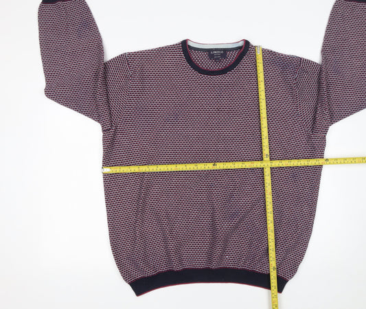 Marks and Spencer Men's Multicoloured 2XL Cotton Pullover Jumper