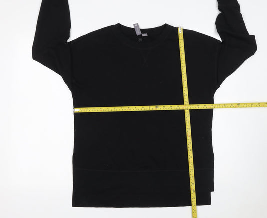 Sweaty Betty Women Black XS Pullover Sweatshirt 55% Cotton 45% Modal