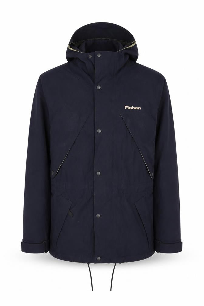 Rohan Mens Blue XS Apex Waterproof Hooded Parka Jacket