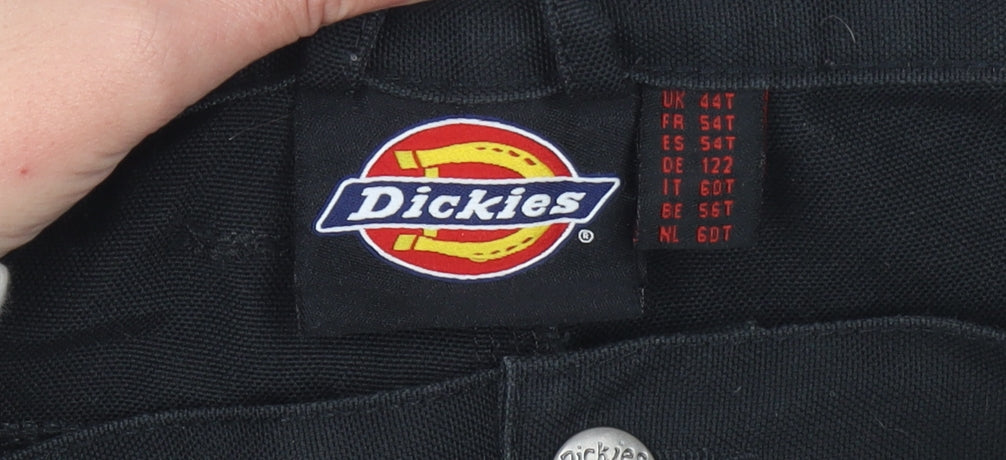 Dickies Men's Black Workwear Cargo Trousers Size 44T