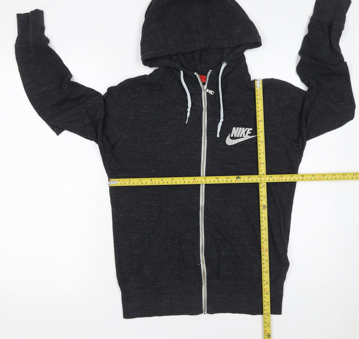 Nike Women’s Black Full Zip Hoodie Size M Cotton Blend