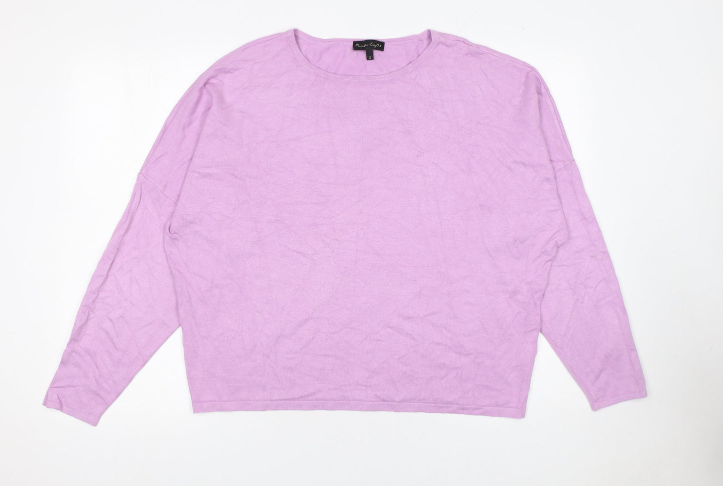 Phase Eight Women’s Purple Knit Relaxed Pullover Jumper Size M