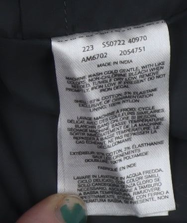 Columbia Men Beige Cotton Blend Long Sleeve Button-Up Outdoor Shirt M