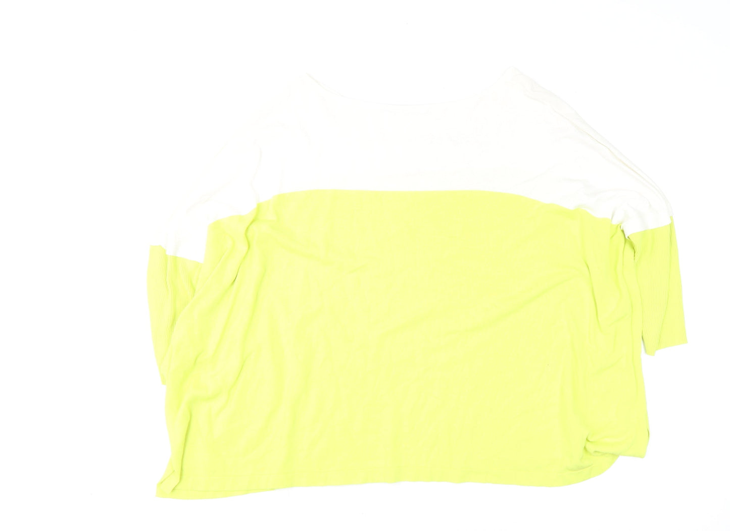 Laurèl Womens Multicoloured Size 12 Relaxed Boat Neck Jersey Top