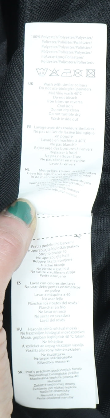 Slazenger Boys Black 13 Years Lightweight Windbreaker Jacket