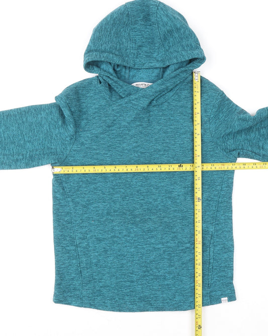 Regatta Girls Blue Pullover Hoodie 11-12 Years Fleece Outdoor Sweatshirt