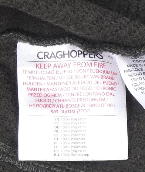 Craghoppers Women Green Fleece Henley Jumper UK 12