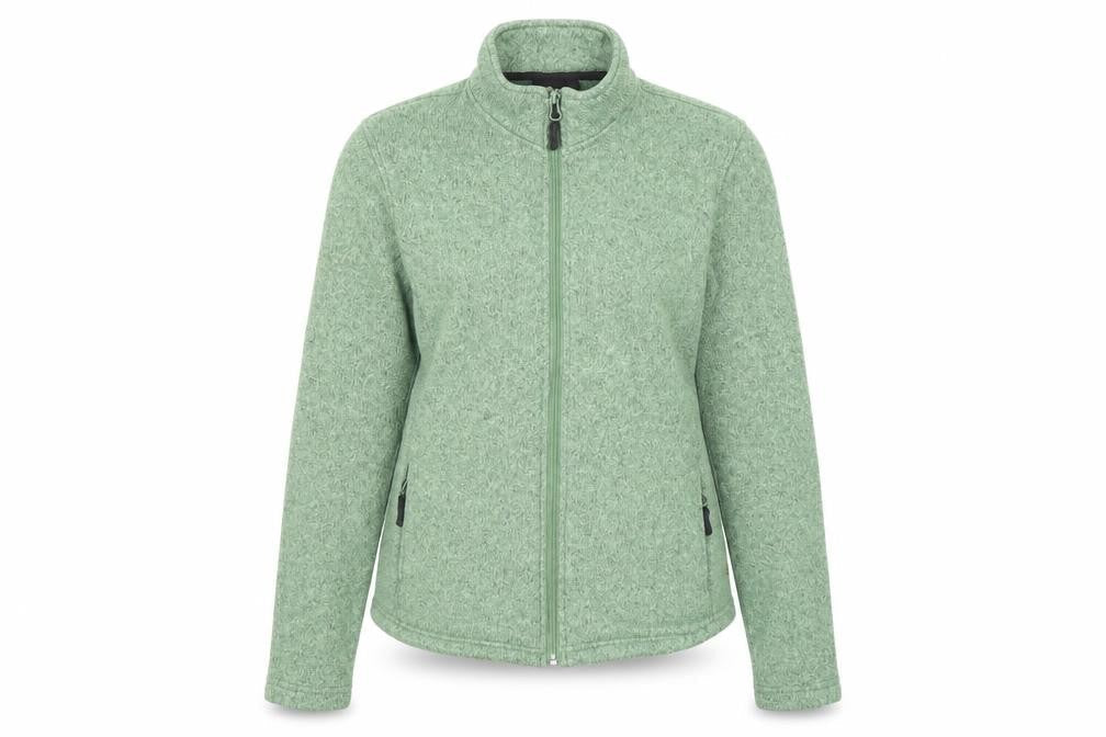 Trekmates Women's Green Full Zip Fleece Sweatshirt Size M