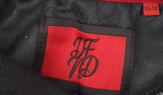 DFTD Boys Blue Ombre Pullover Hoodie 13-14 Years Polyester Cotton