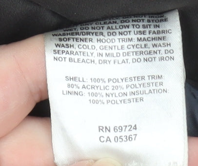 Columbia Women’s Brown Hooded Mid-Length Puffer Jacket M