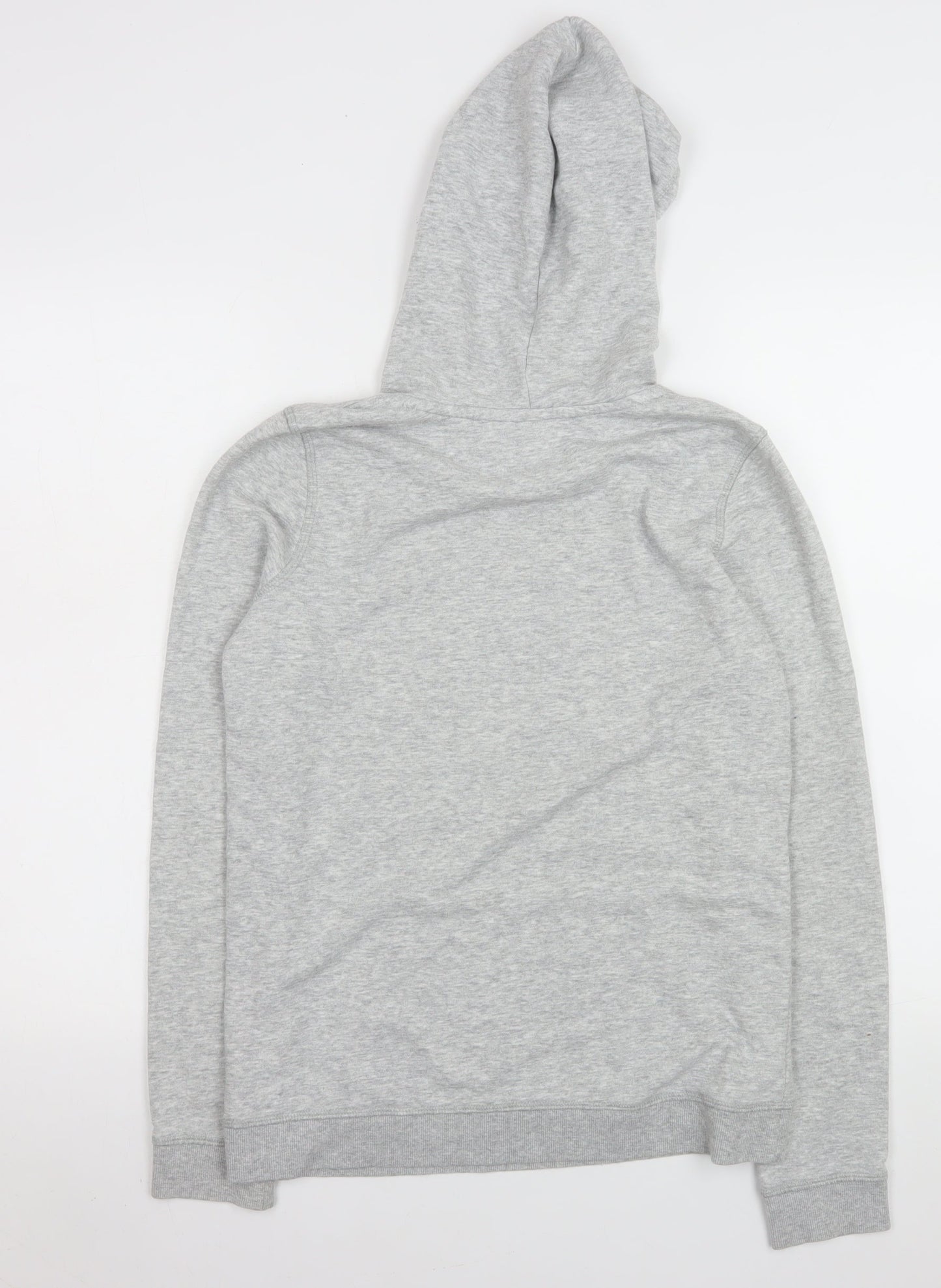 Roxy Womens Grey Pullover Hoodie Small Cotton Blend Casual