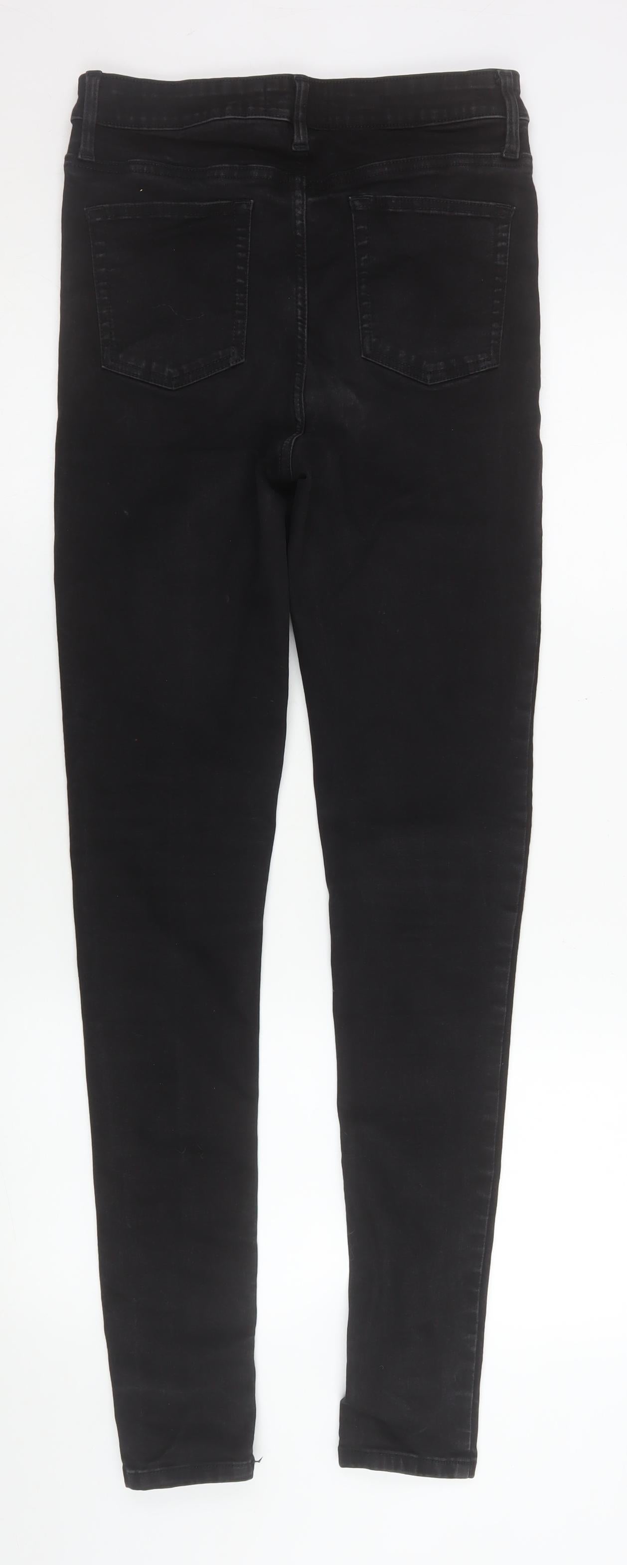 ASOS Women’s Black Skinny Jeans Size 30 Regular Stretch Denim