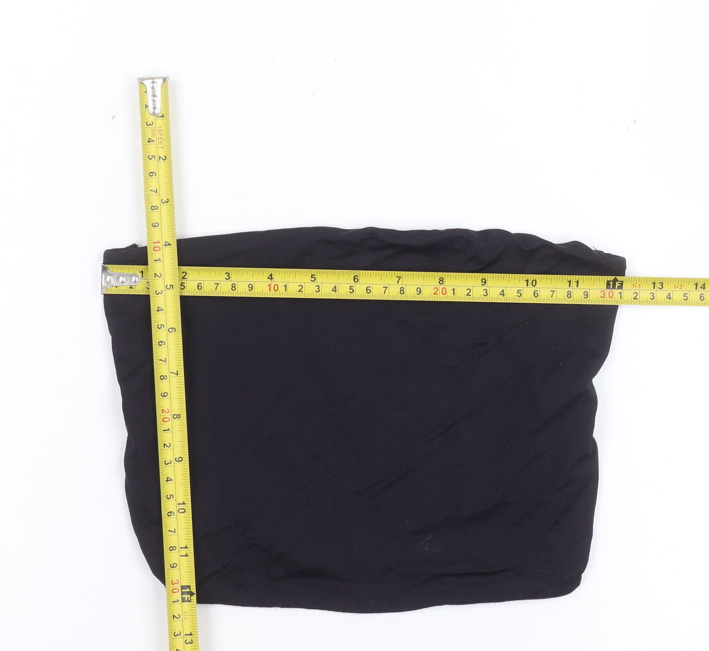 Bershka Women's Black Strapless Camisole Tank Top Size 12