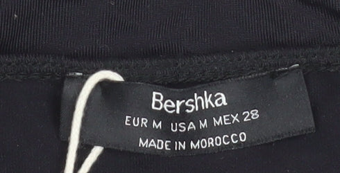Bershka Women's Black Strapless Camisole Tank Top Size 12