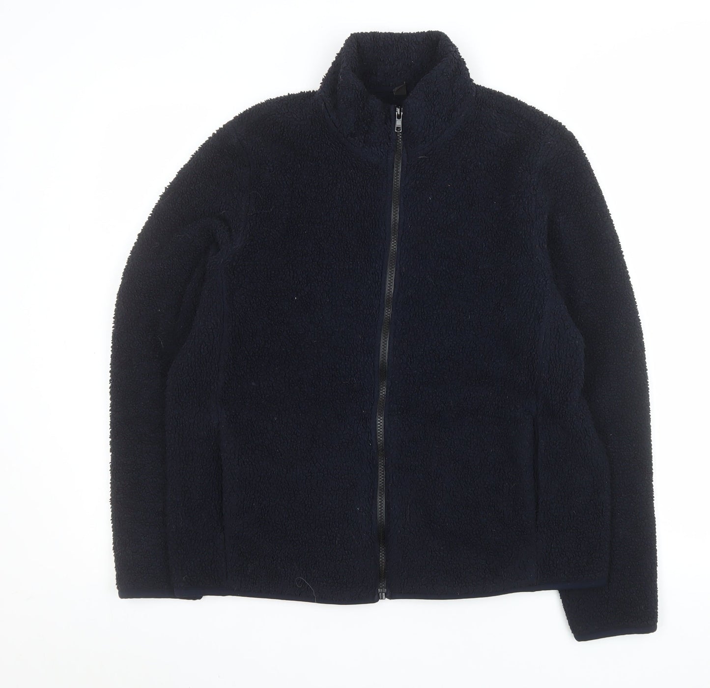 Uniqlo Women's Black Fleece Full Zip Jacket Size M