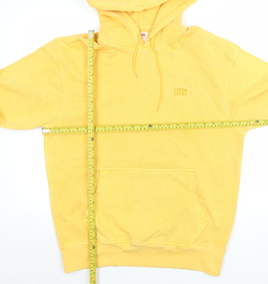 Levi's Men's Yellow Relaxed Fit Pullover Hoodie Size M