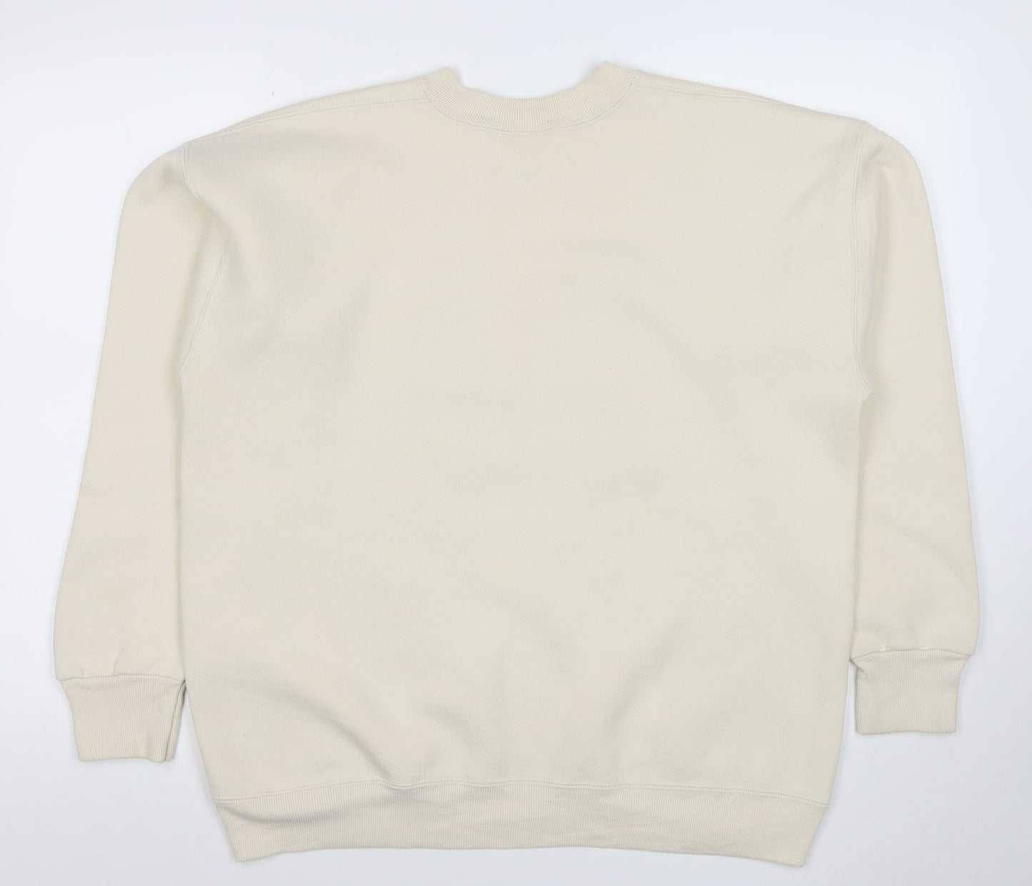 Lee Mens Beige XL Las Vegas Embroidered Fleece Sweatshirt