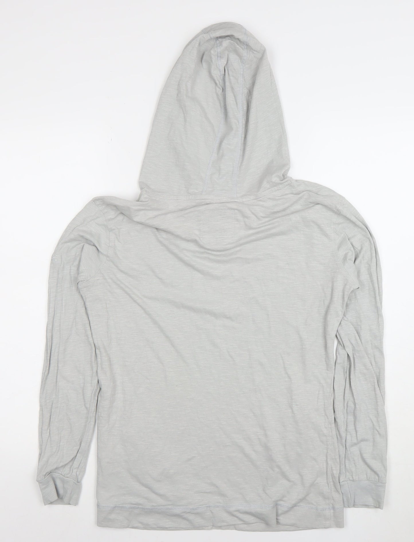 Regatta Women Grey Cotton Lightweight Pullover Hoodie UK 12