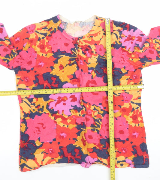 Susan Bristol Women’s Multicoloured Floral Button-Up Top L