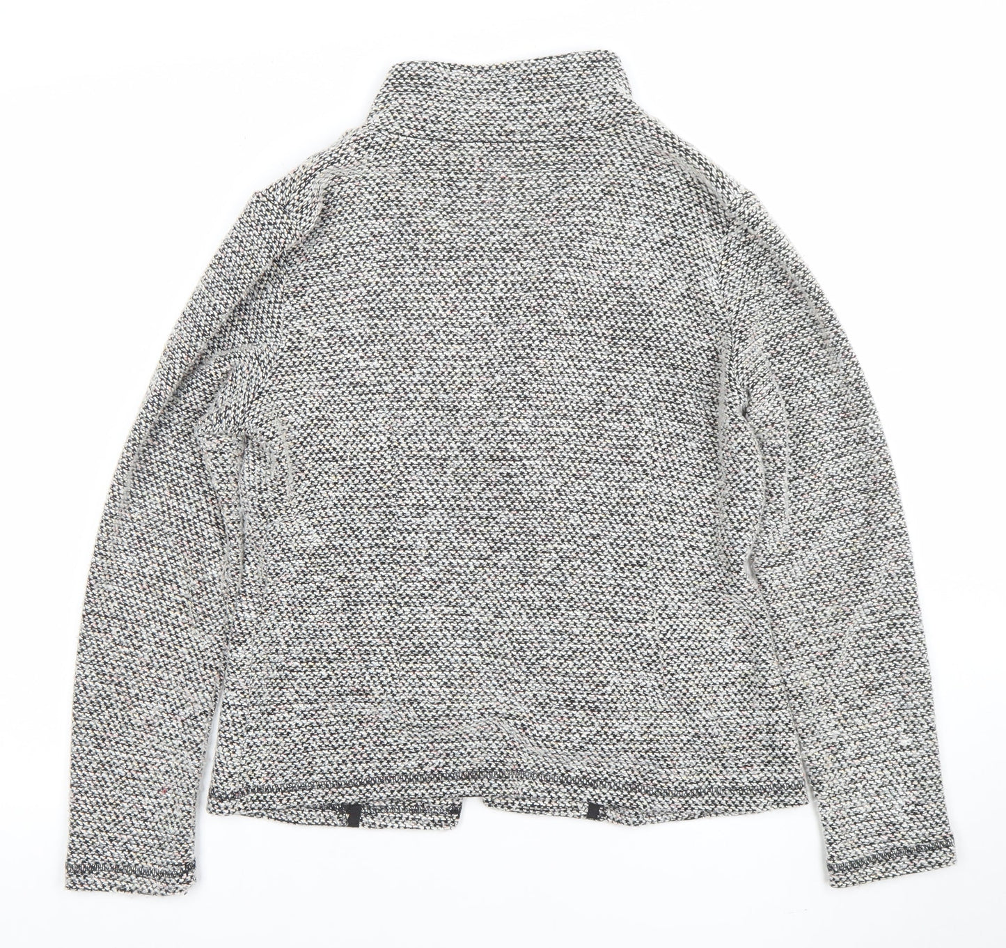 Marks and Spencer Women’s Grey Woven Blazer UK 14 Classic Single-Breasted Jacket