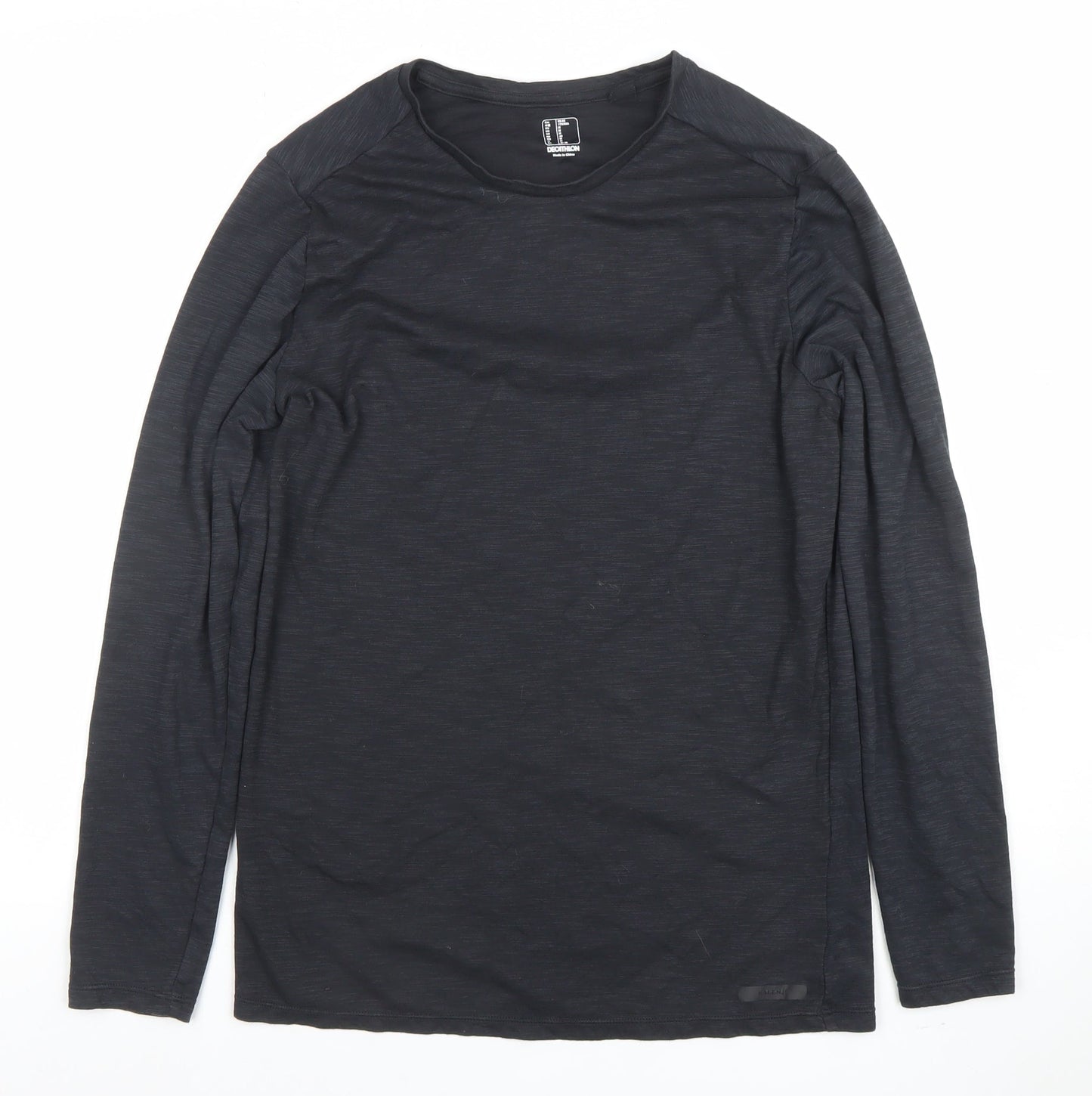 Decathlon Women's Black Long Sleeve Athletic Training Top M