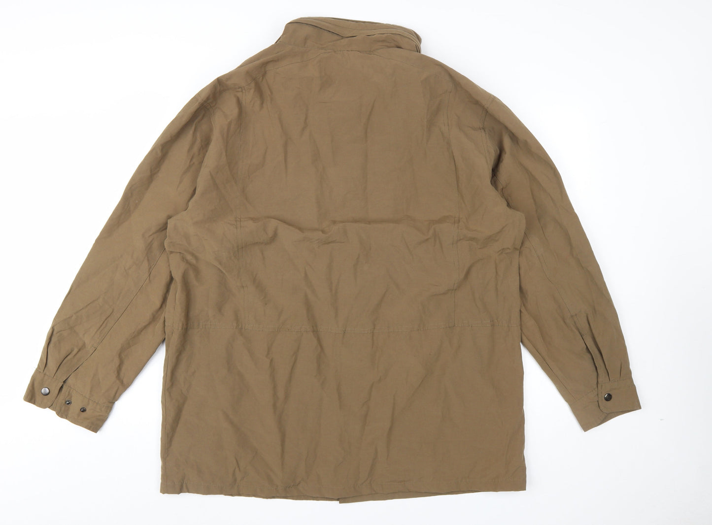 Atlas For Men Brown XL Outdoor Jacket Cotton Blend Windproof