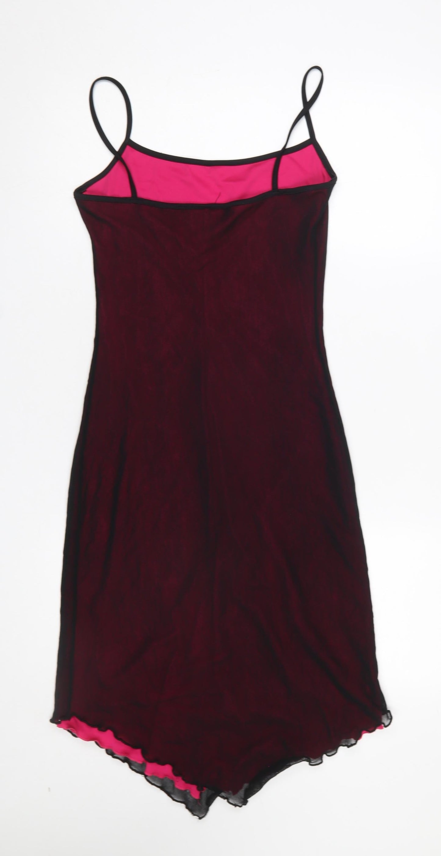 A|wear Women’s Red Floral Embroidered Slip Dress Size 10