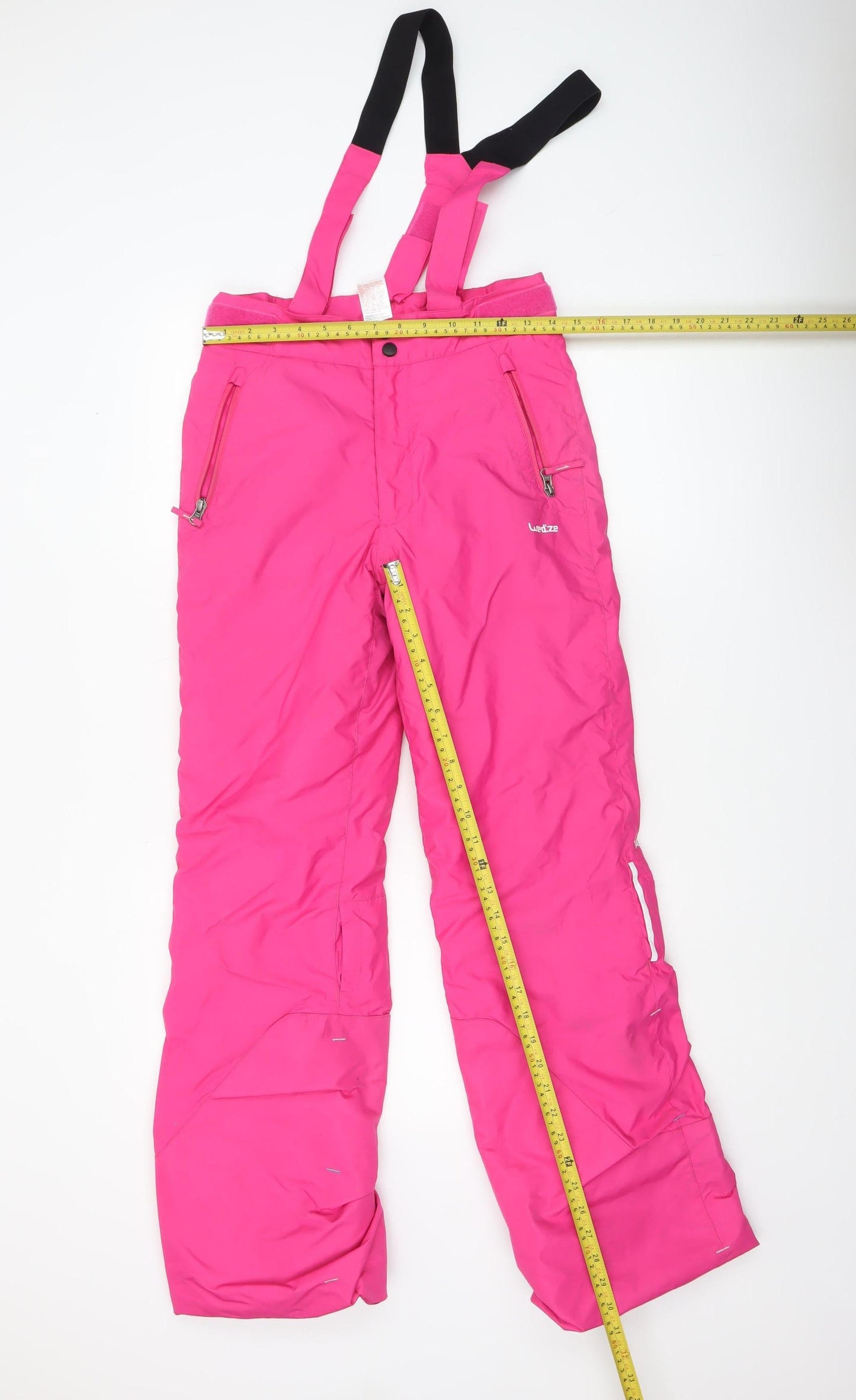 Wedze Girls Pink Ski Snow Pants Trousers 12 Years Waterproof Winter Decathlon