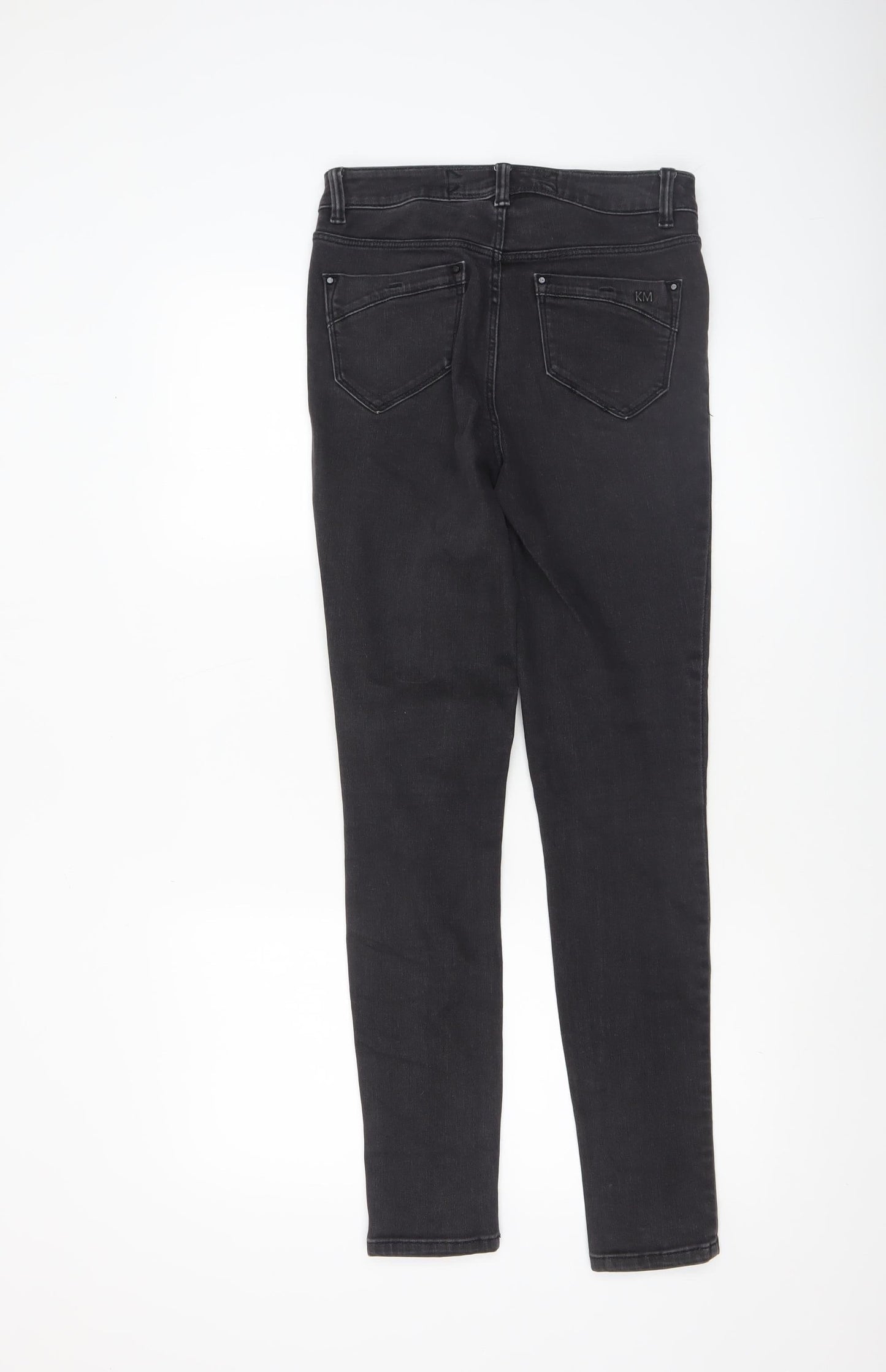 Karen Millen Women’s Black Skinny Jeans UK 8 Stretch Denim Slim Fit