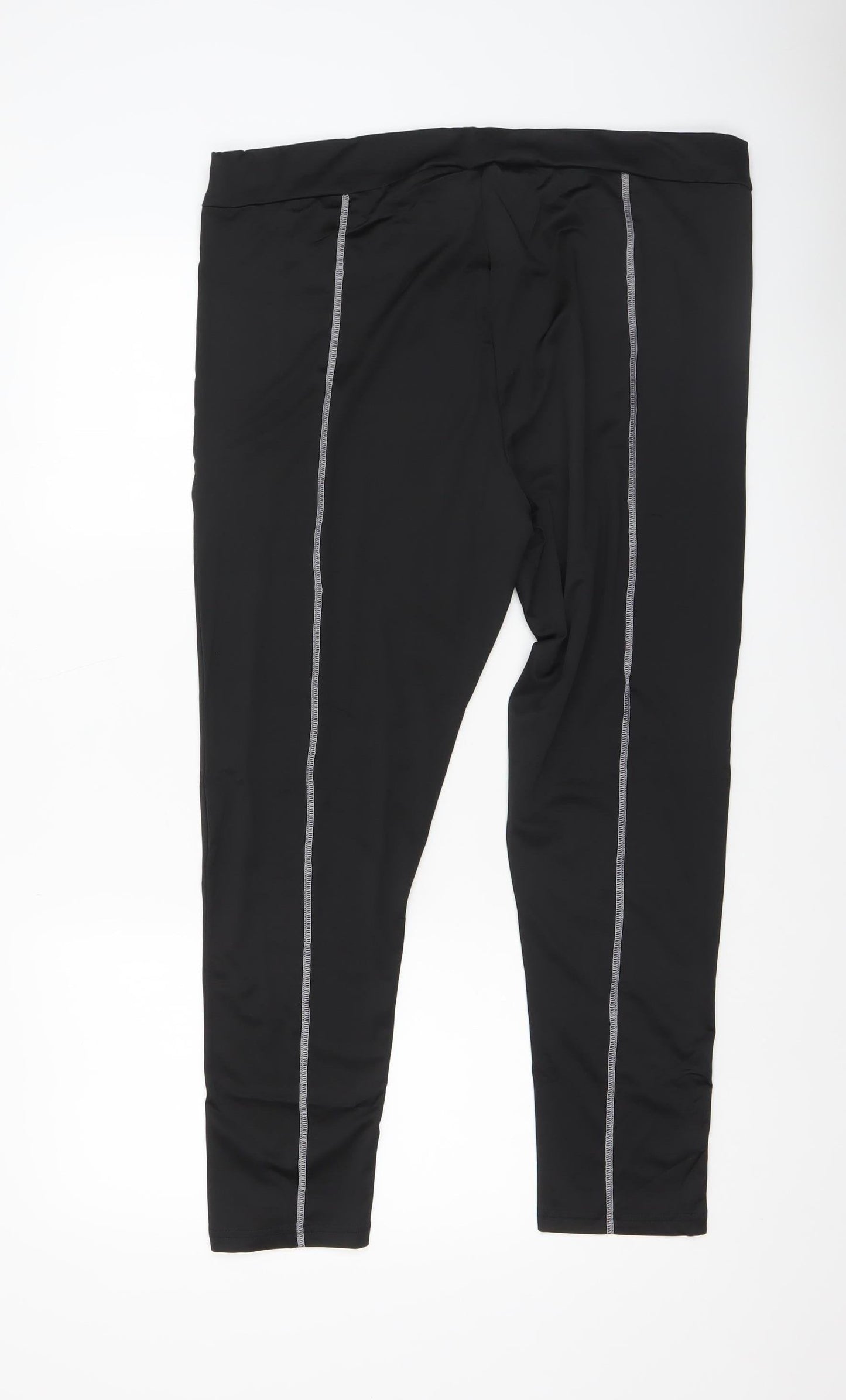Threadbare Women Black Size 20 Leggings Fitness Activewear
