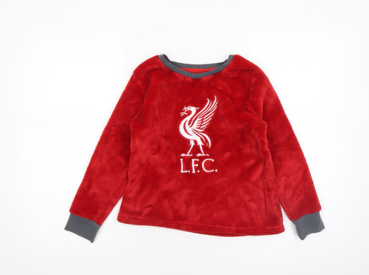 Dunnes Stores Boys Red L.F.C. Fleece Pyjama Top 8-9 Years