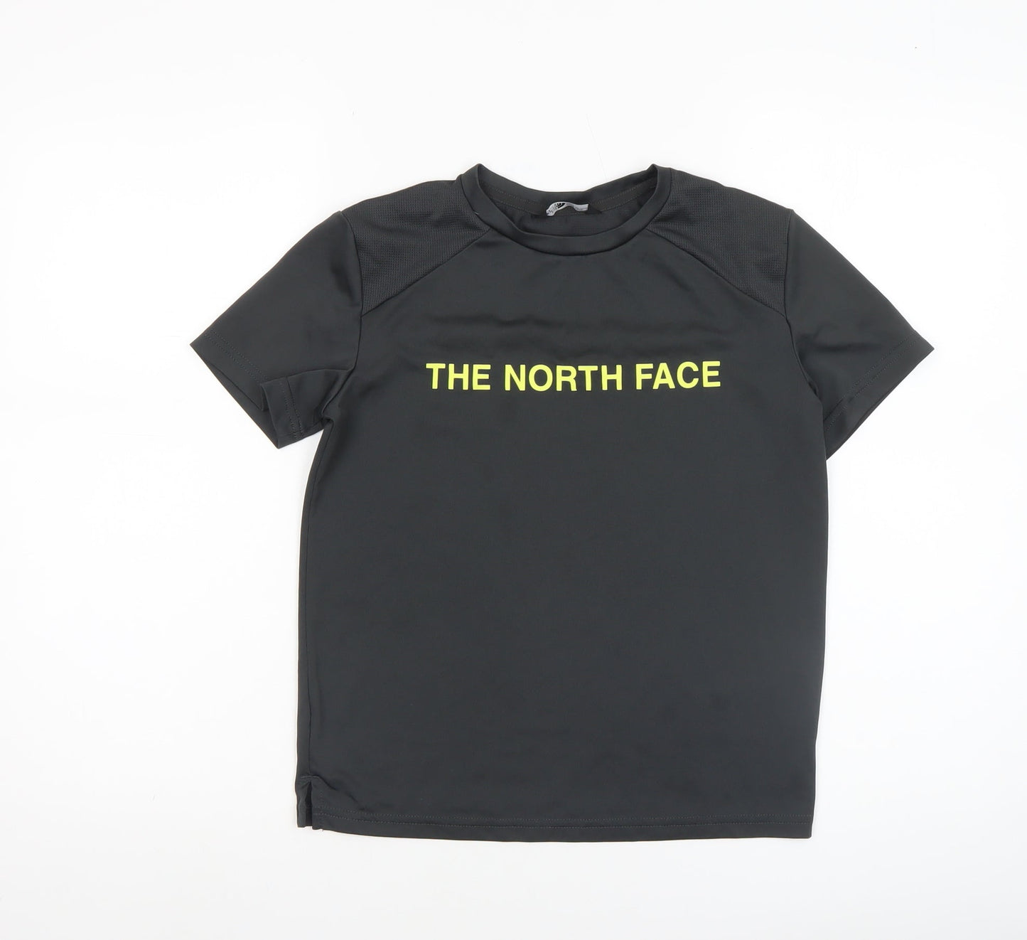 The North Face Boys Black Short Sleeve Active T-Shirt L Lightweight