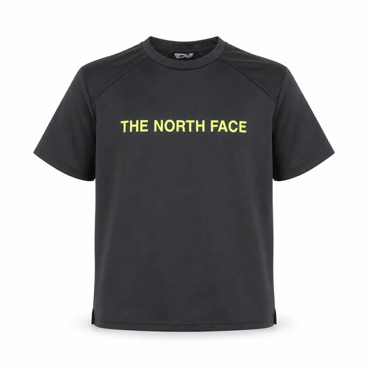 The North Face Boys Black Short Sleeve Active T-Shirt L Lightweight