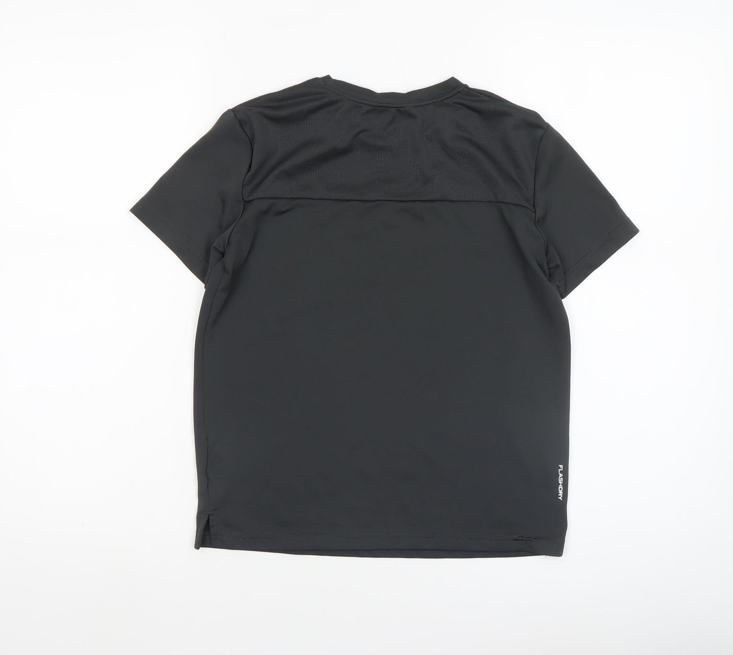 The North Face Boys Black Short Sleeve Active T-Shirt L Lightweight