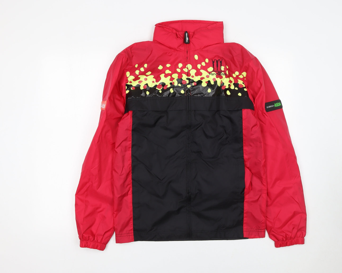 George Men’s Red Windbreaker XXS Manchester 2002 Lightweight Jacket