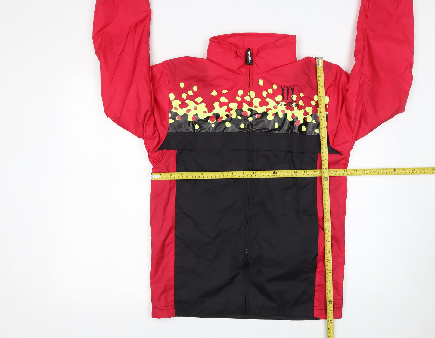 George Men’s Red Windbreaker XXS Manchester 2002 Lightweight Jacket